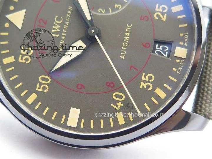 MIROTIME 0331 Chic Big Pilot Real PR IW501902 Real Ceramic ZF 1:1 Best Edition On Nylon Strap A 7275